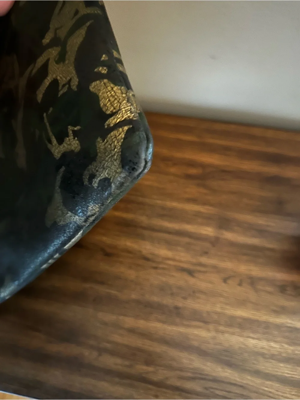 Jimmy Choo Oversized Camouflage Leather Clutch